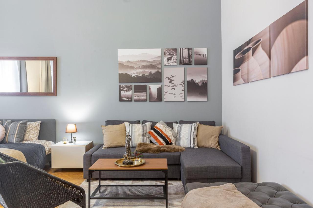 Spacious & Cozy Downtown Apartment With Balcony Budapest Kültér fotó